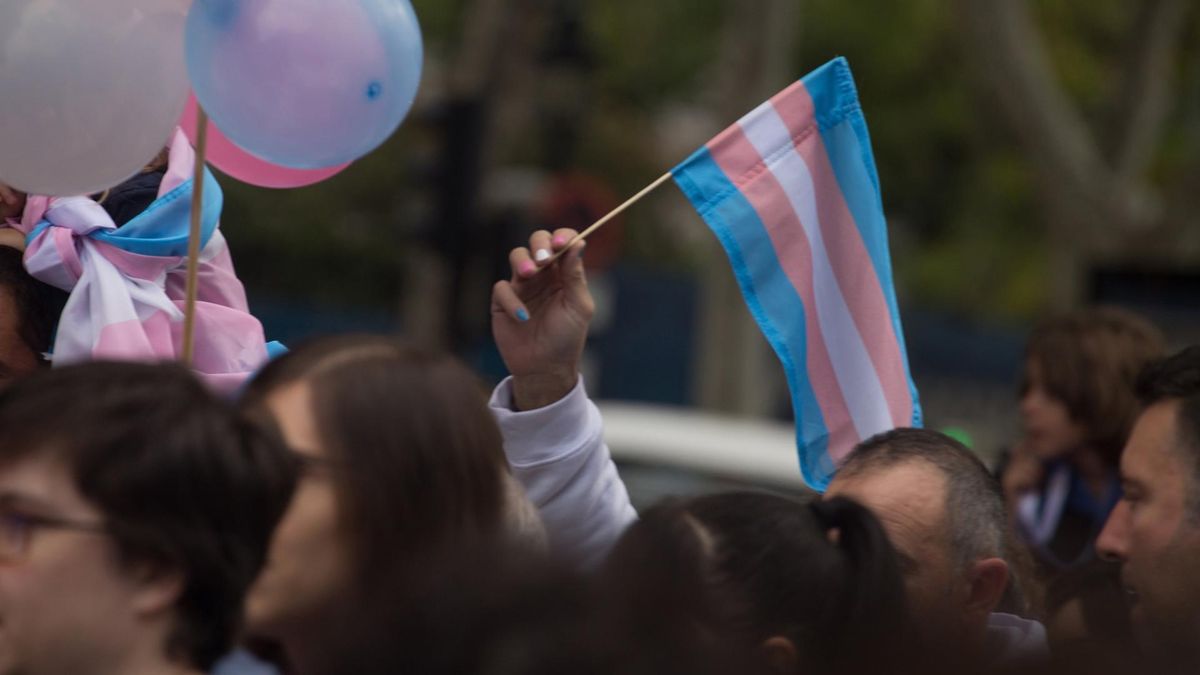 Archivo - Bandera transgénero, foto de recurso