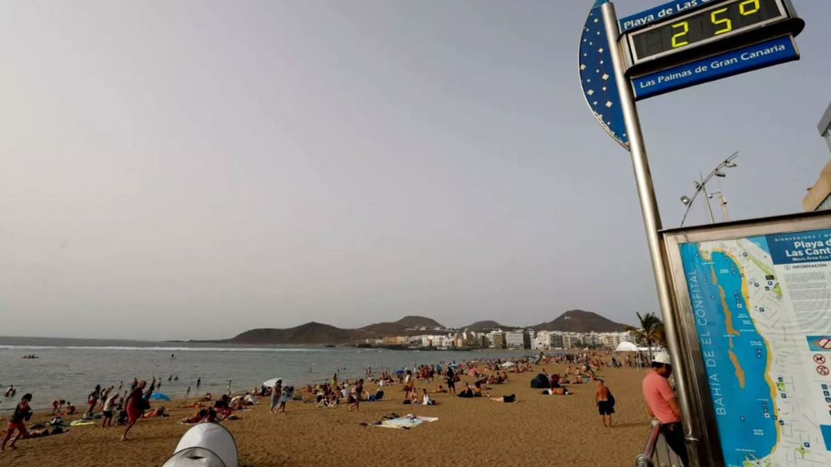 Gran Canaria registra la temperatura más alta habida nunca en España en marzo