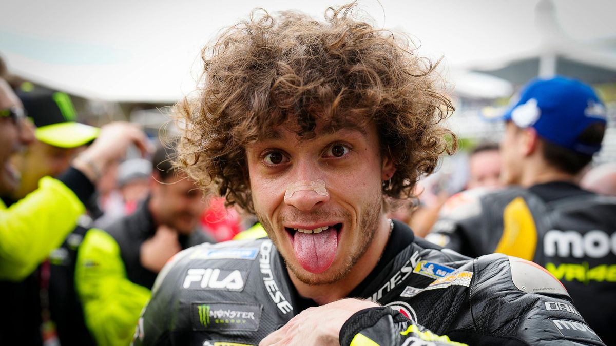 El piloto italiano de Moto GP Marco Bezzecchi