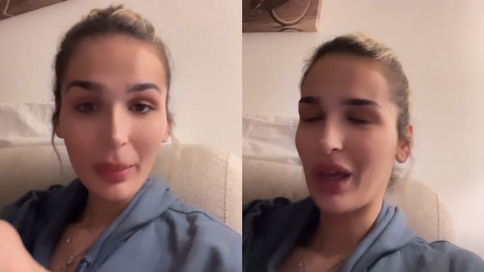 Keyla en sus historias de Instagram