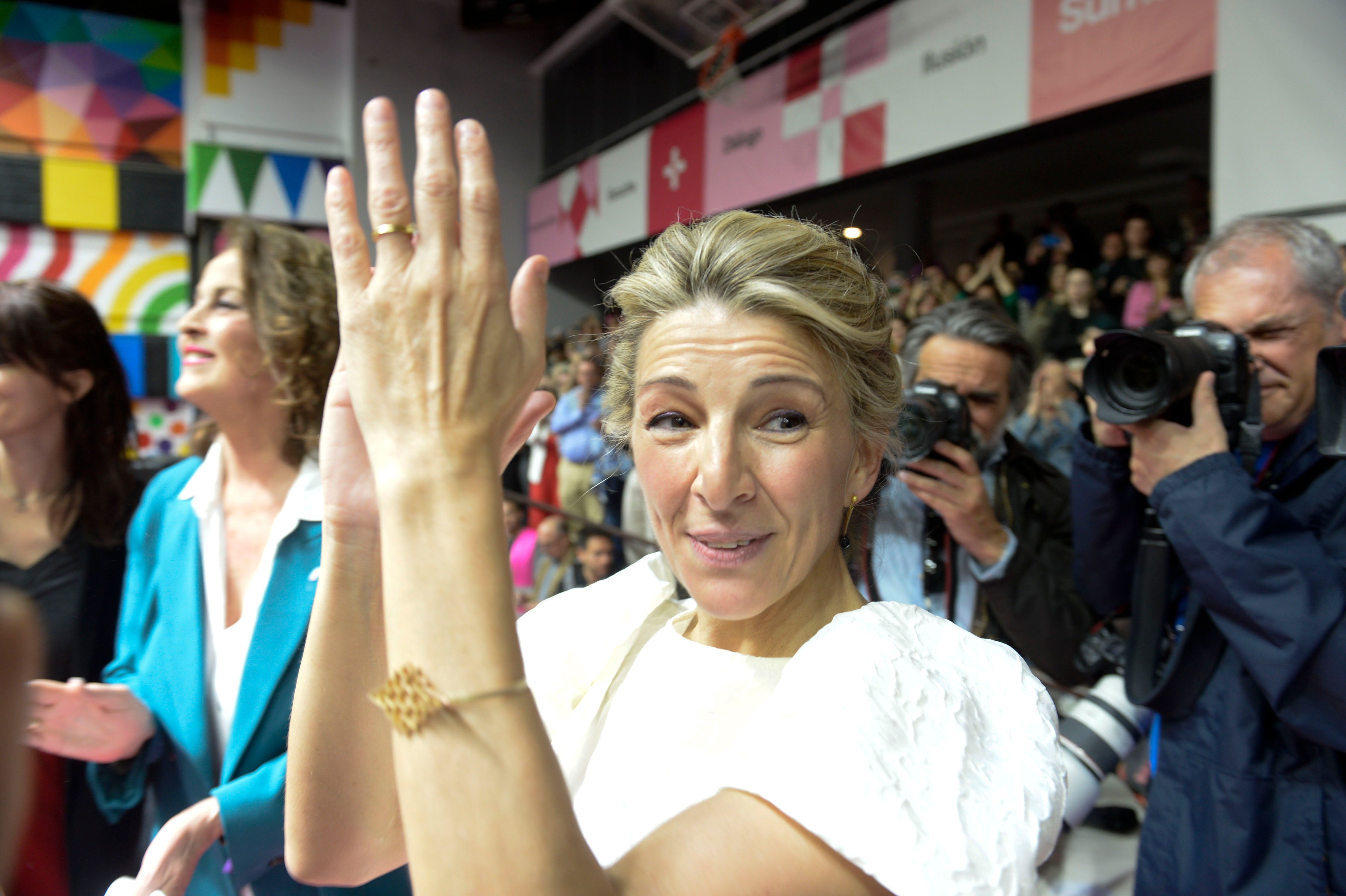 Yolanda Díaz luce apoyo social y aliados políticos en la presentación de SUMAR, en imágenes