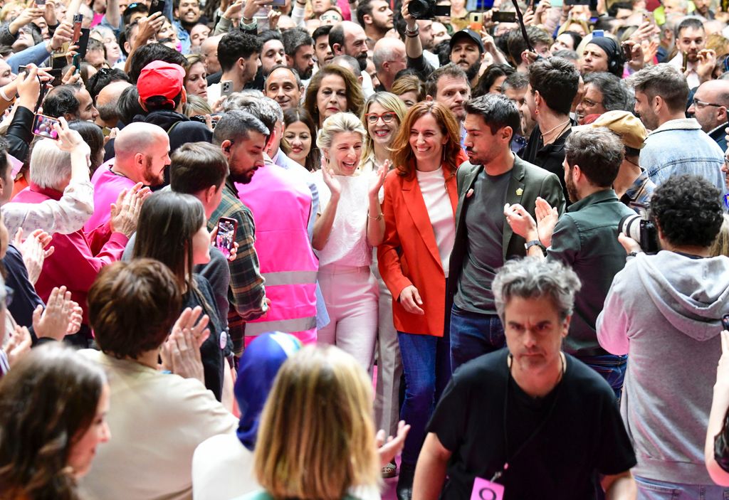 Yolanda Díaz luce apoyo social y aliados políticos en la presentación de SUMAR, en imágenes