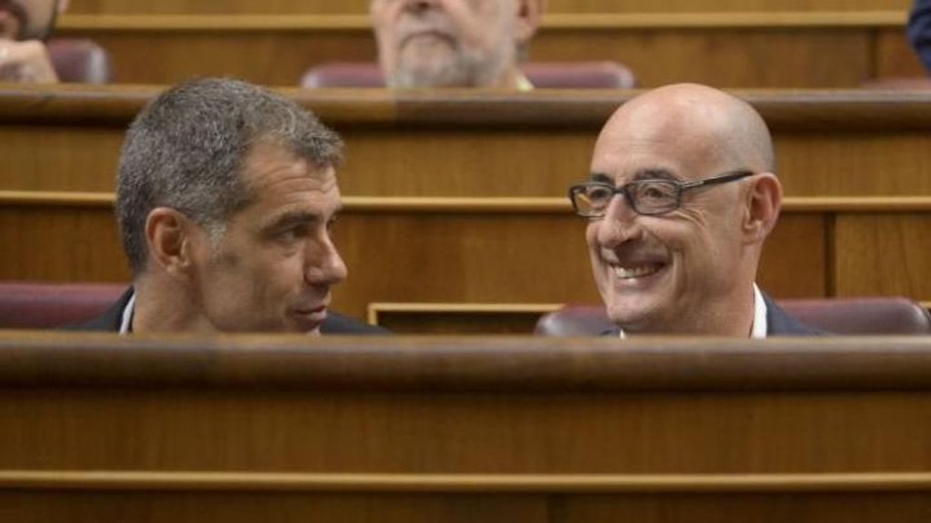 Felisuco y Toni Cantó en el Congreso de los Diputados