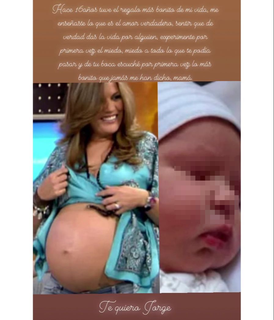 La fotografía con la que Marta López ha celebrado los 16 años de su hijo Jorge