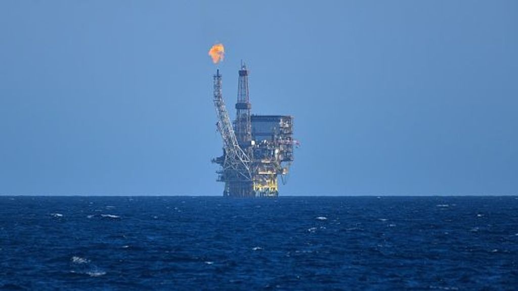 Plataforma de gas offshore en aguas de Libia