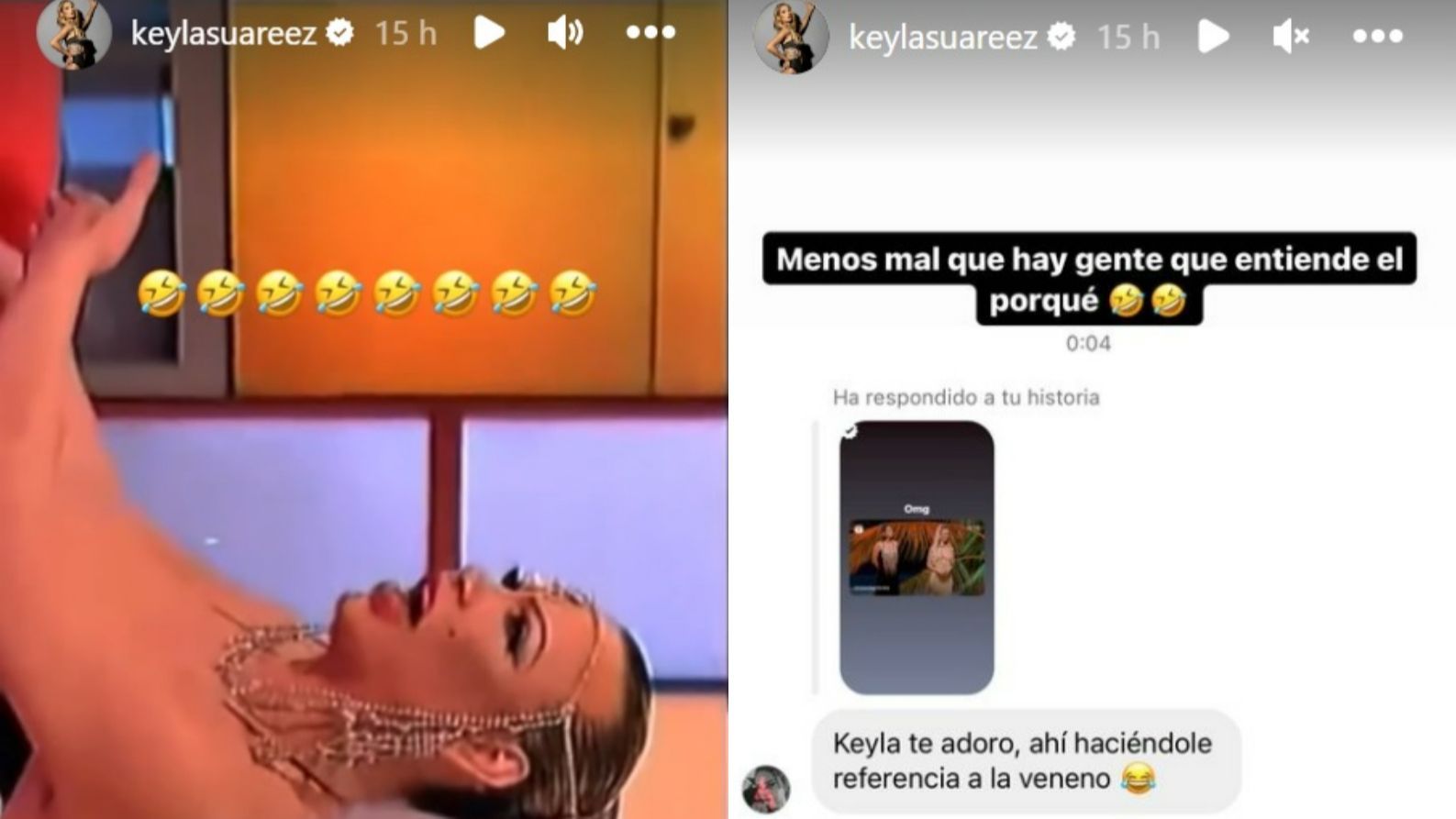 Keyla Suárez ha usado una de las frases más icónicas de La Veneno
