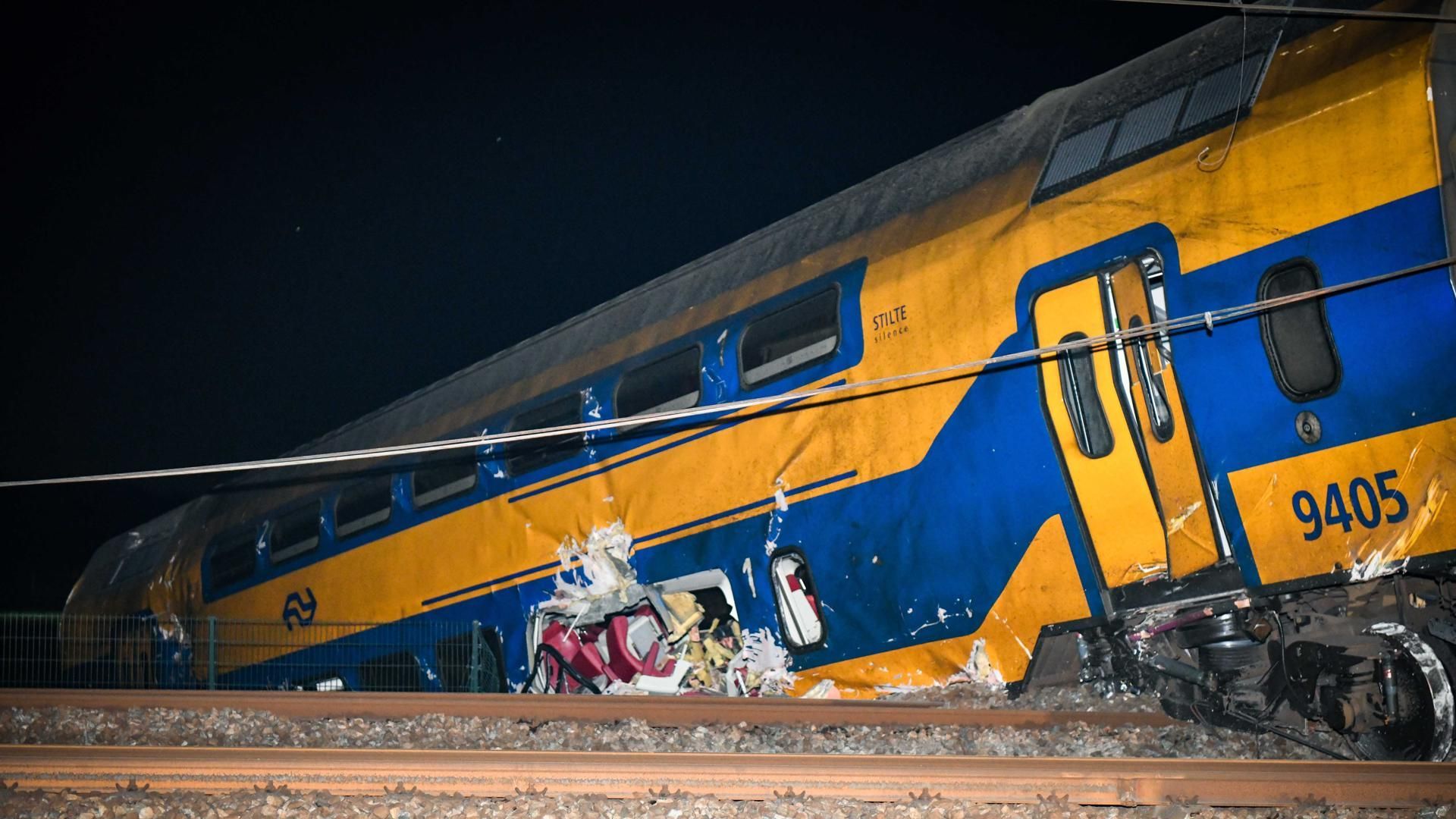One dead and several injured in train accident Voorschoten