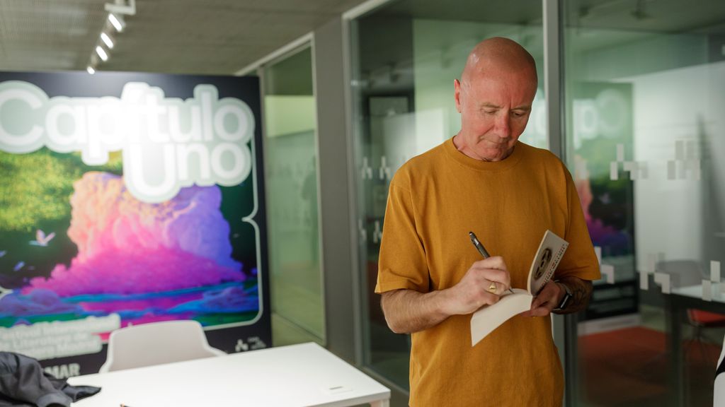 El autor en el marco del Festival Capítulo Uno (Matadero) el pasado marzo.