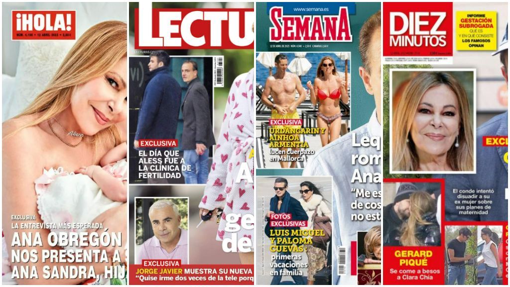 Las portadas de las revistas del corazón del 5 de abril de 2023