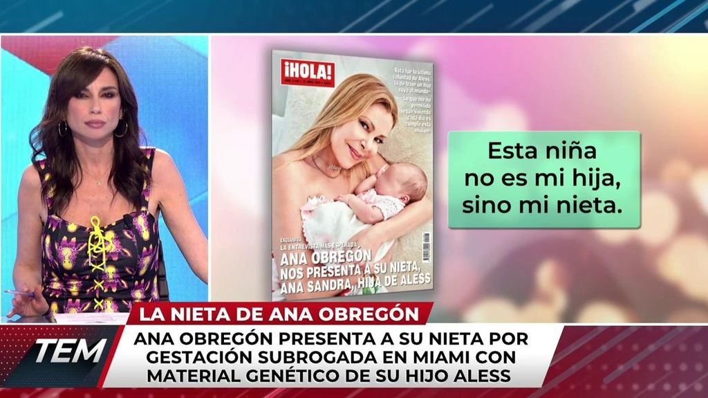 Las reacciones políticas a la entrevista de Ana Obregón sobre su nieta Ana Sandra