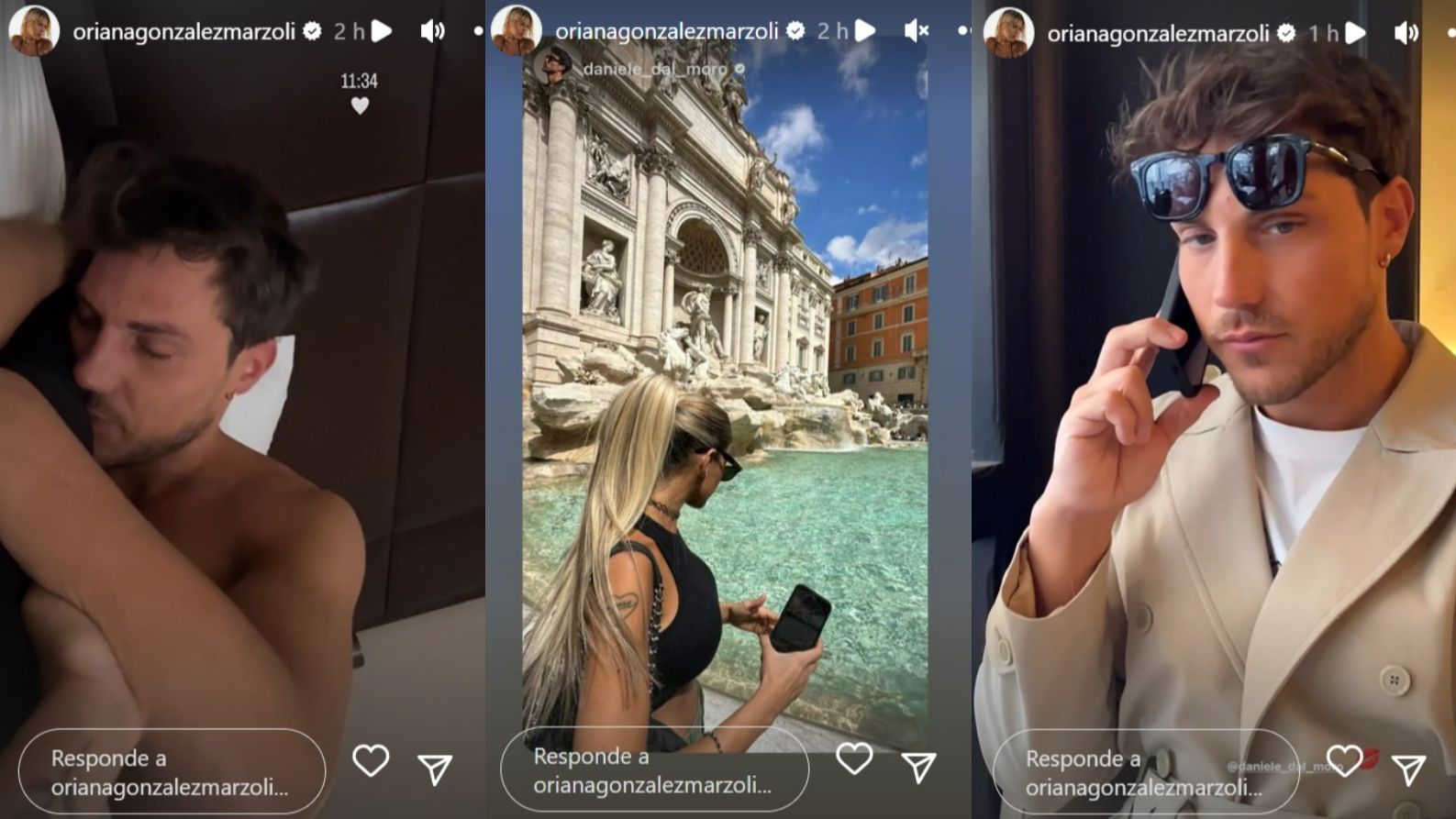 Oriana Marzoli presume de su relación con Daniele dal Moro