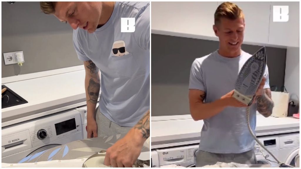 Kroos demuestra sus habilidades planchando: "Ahora quiero que me planche las camisas"