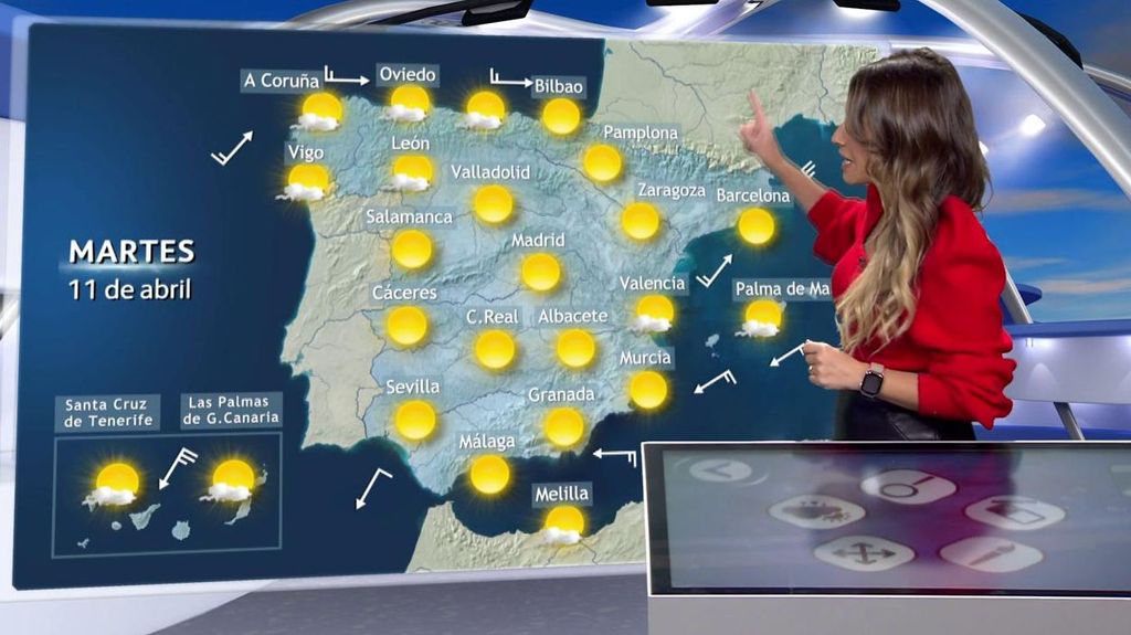 Las temperaturas serán extremadamente altas en España el martes