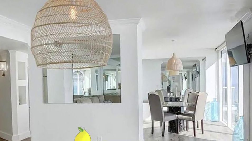 Una vista del comedor de Ana Obregón en Miami