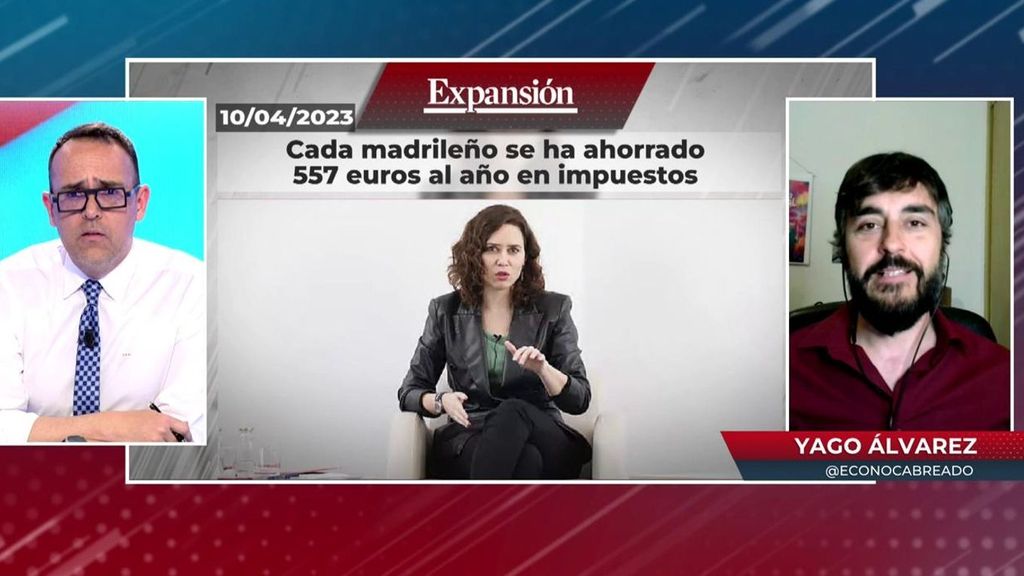 Yago Álvarez: "Es totalmente falso que cada madrileño se ahorra 557 euros al año. Es un bulo aritmético" Todo es mentira 2023 Programa 1064