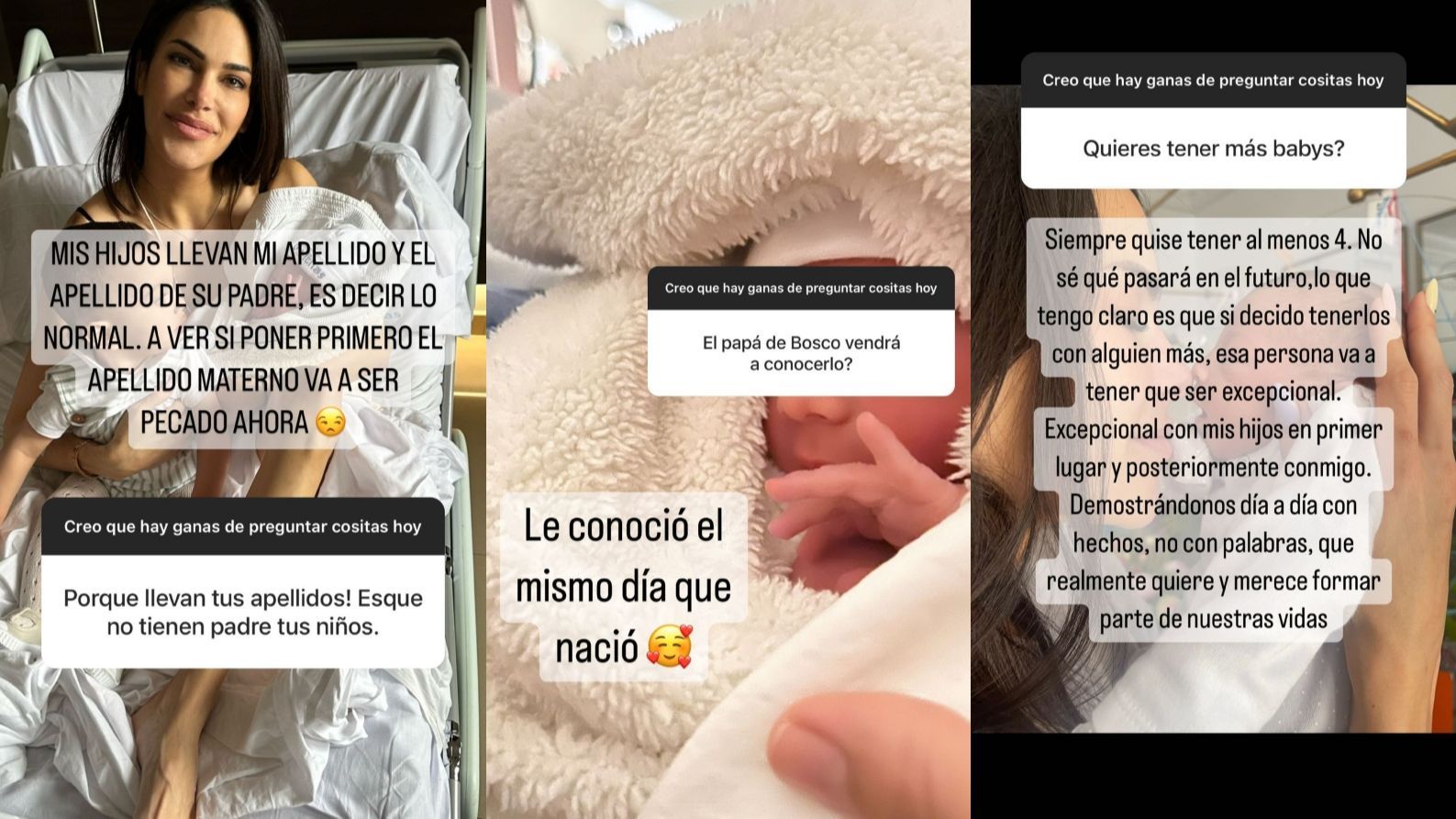 Carla Barber aclara si Joseph ha conocido ya al niño