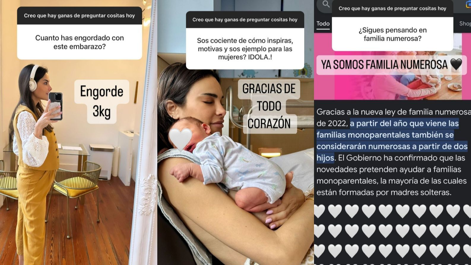 Carla Barber celebra lo bien que se encuentra tras la cesárea