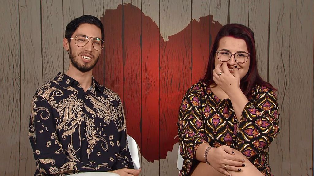 Cristian y Rocío durante su cita en 'First Dates'