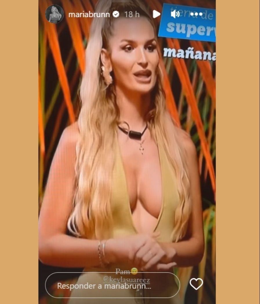 María Aguilar aplaude las palabras de Keyla Suárez