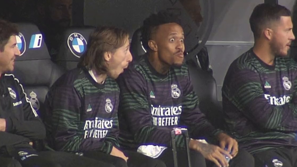 Militao y Modric se tronchan imitando a Rüdiger: no pueden con las caras del defensa alemán