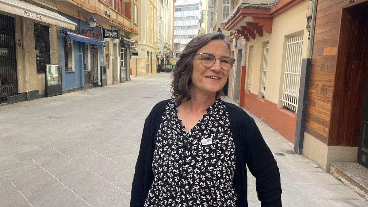 Susana Amaro, enferma de párkinson en A Coruña