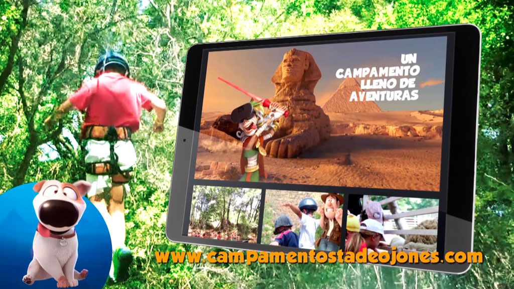 Campamentos Tadeo Jones: para niños de 6 a 12 años, en inglés