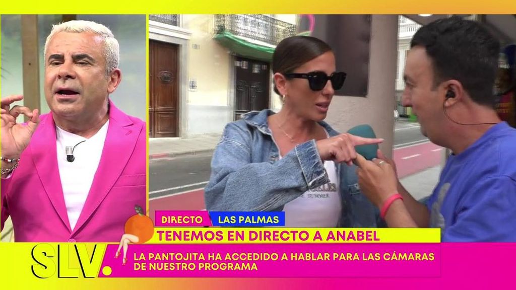 Anabel Pantoja se niega a hablar con Jorge Javier Vázquez en directo en 'Sálvame': "Mejor que me llame por teléfono"