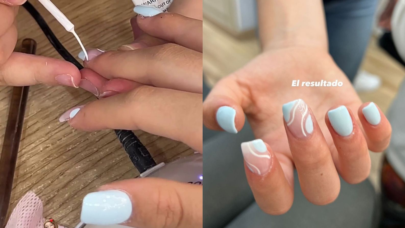 La hija de Verdeliss también se ha hecho las uñas de gel por primera vez