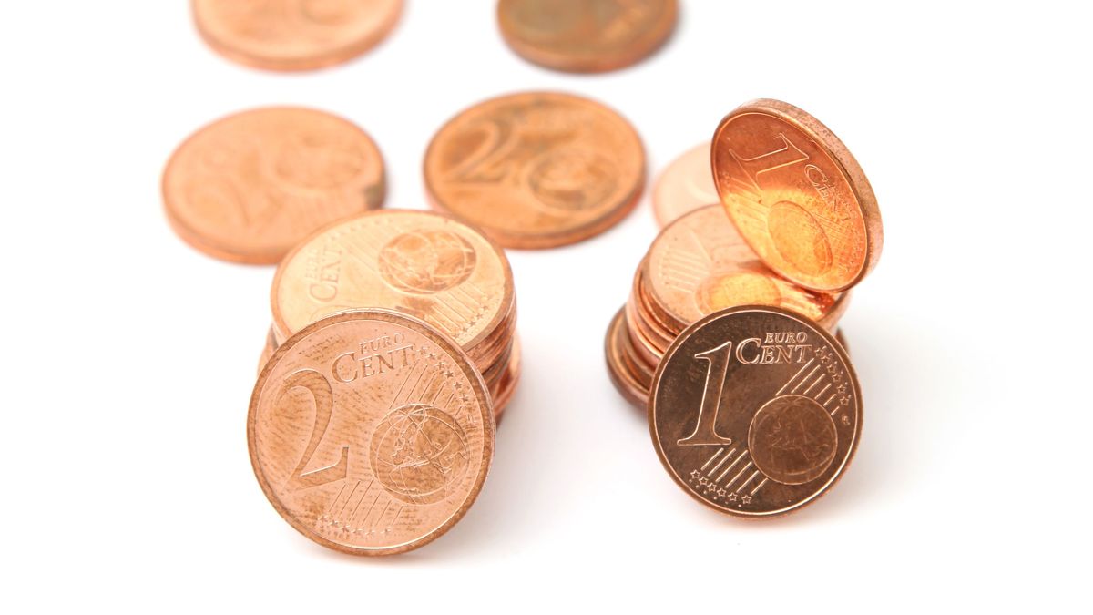 Monedas 1 y 2 céntimos