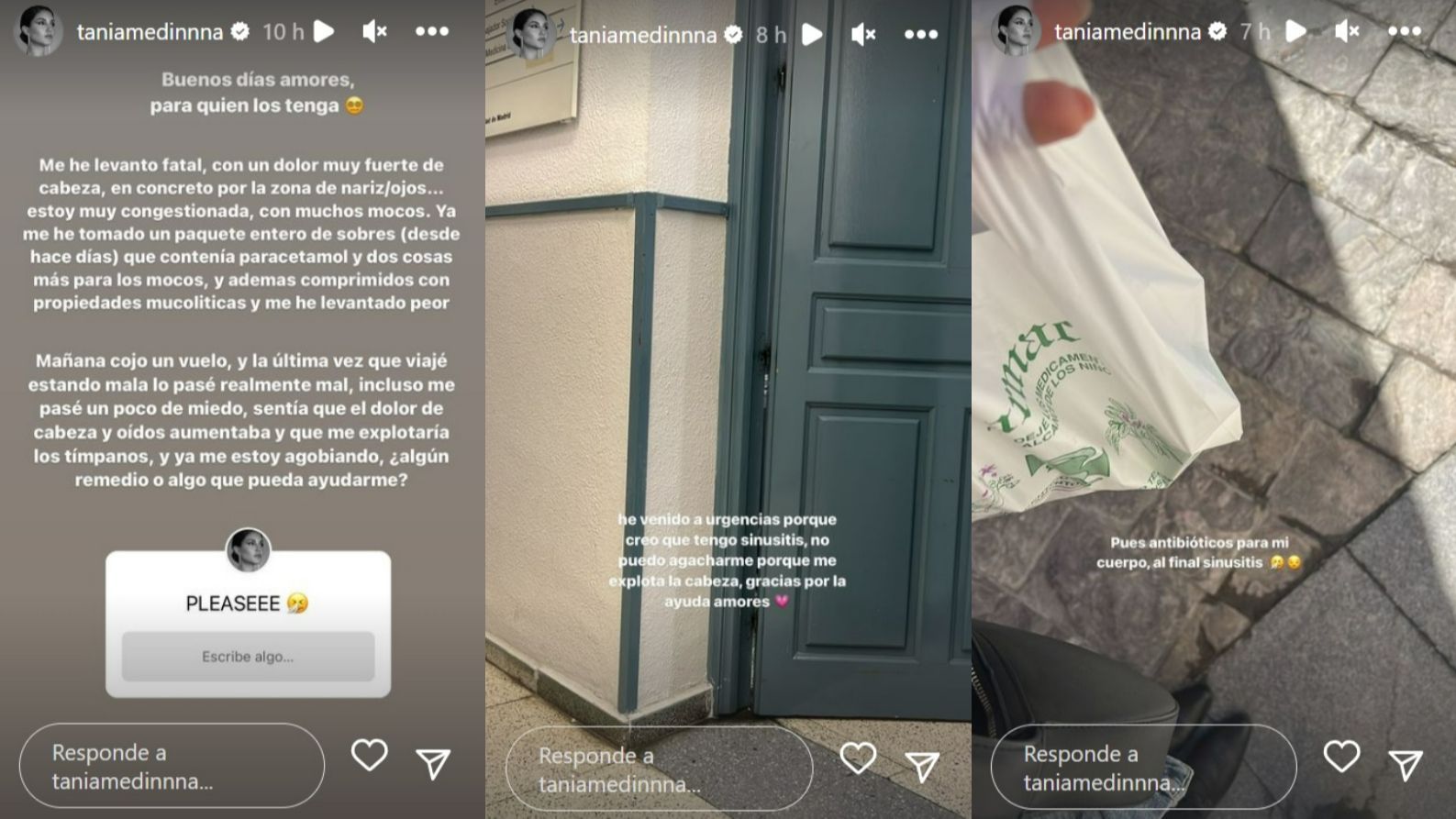 Tania Medina comparte su diagnóstico médico