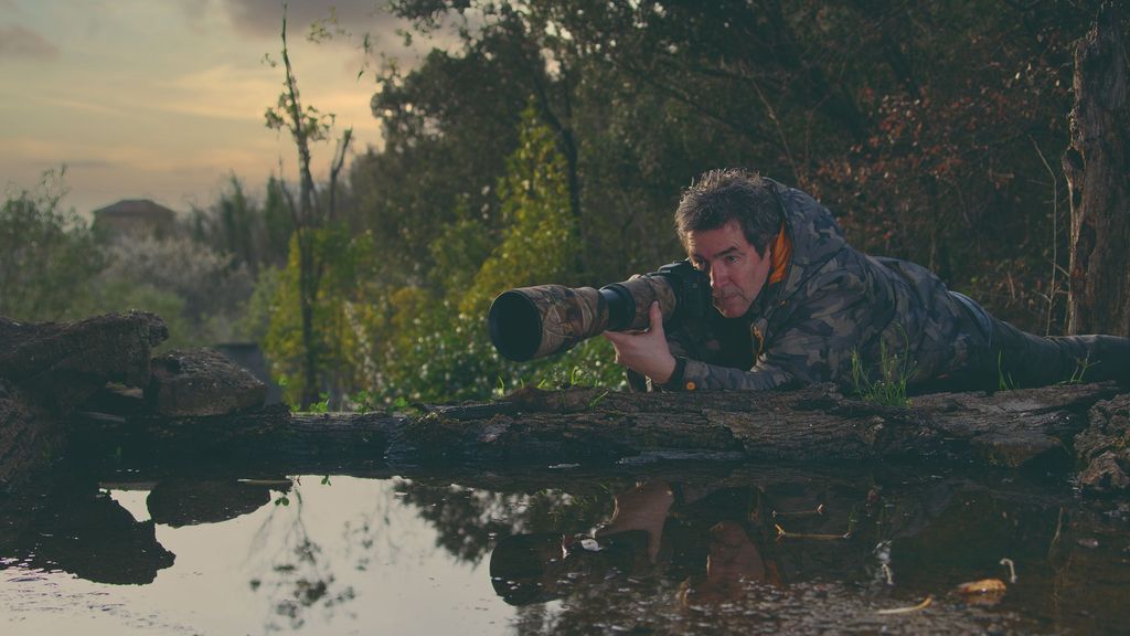 Alfredo Piedrafita, en plena naturaleza