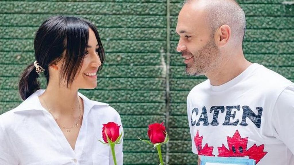 Anna Ortiz y Andrés Iniesta