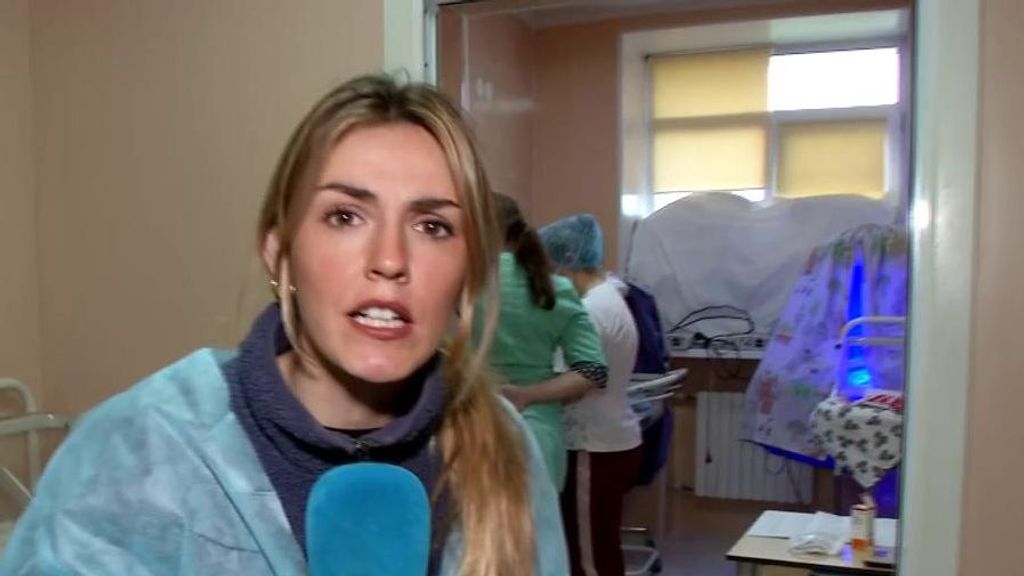 Laura de Chiclana, en el único Hospital Pediátrico del Donbás, cerca de la línea de frente