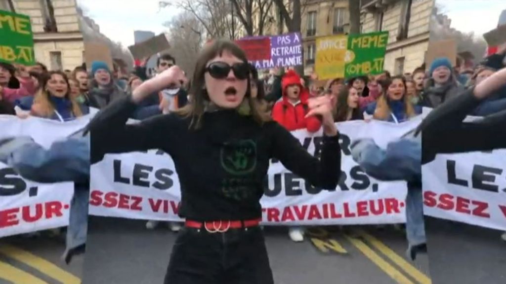 Mathilde Caillard, la ‘tecnoactivista’ que protesta bailando contra la reforma de las pensiones en Francia