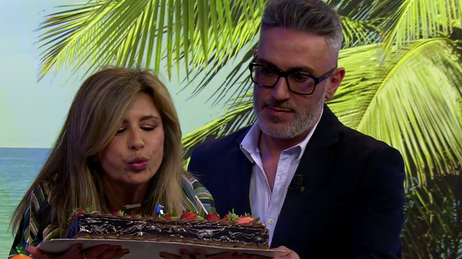 Gema López celebra su cumpleaños en 'Sálvame'