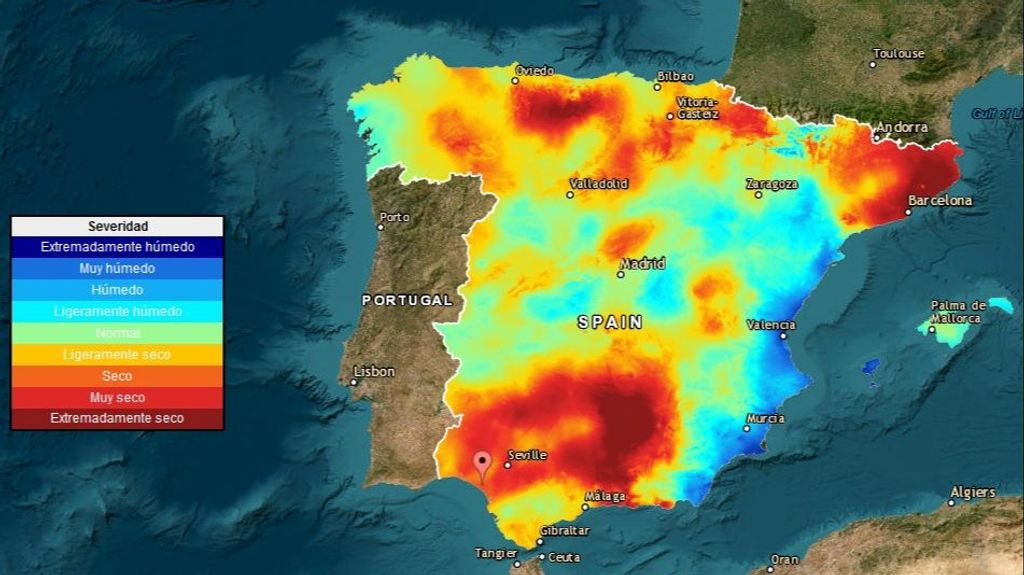 Monitor sequía meteorológica dos años