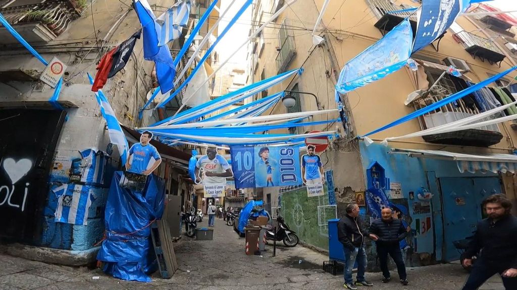 Una ciudad invadida de ilusión: el Nápoles se acerca al 'scudetto'