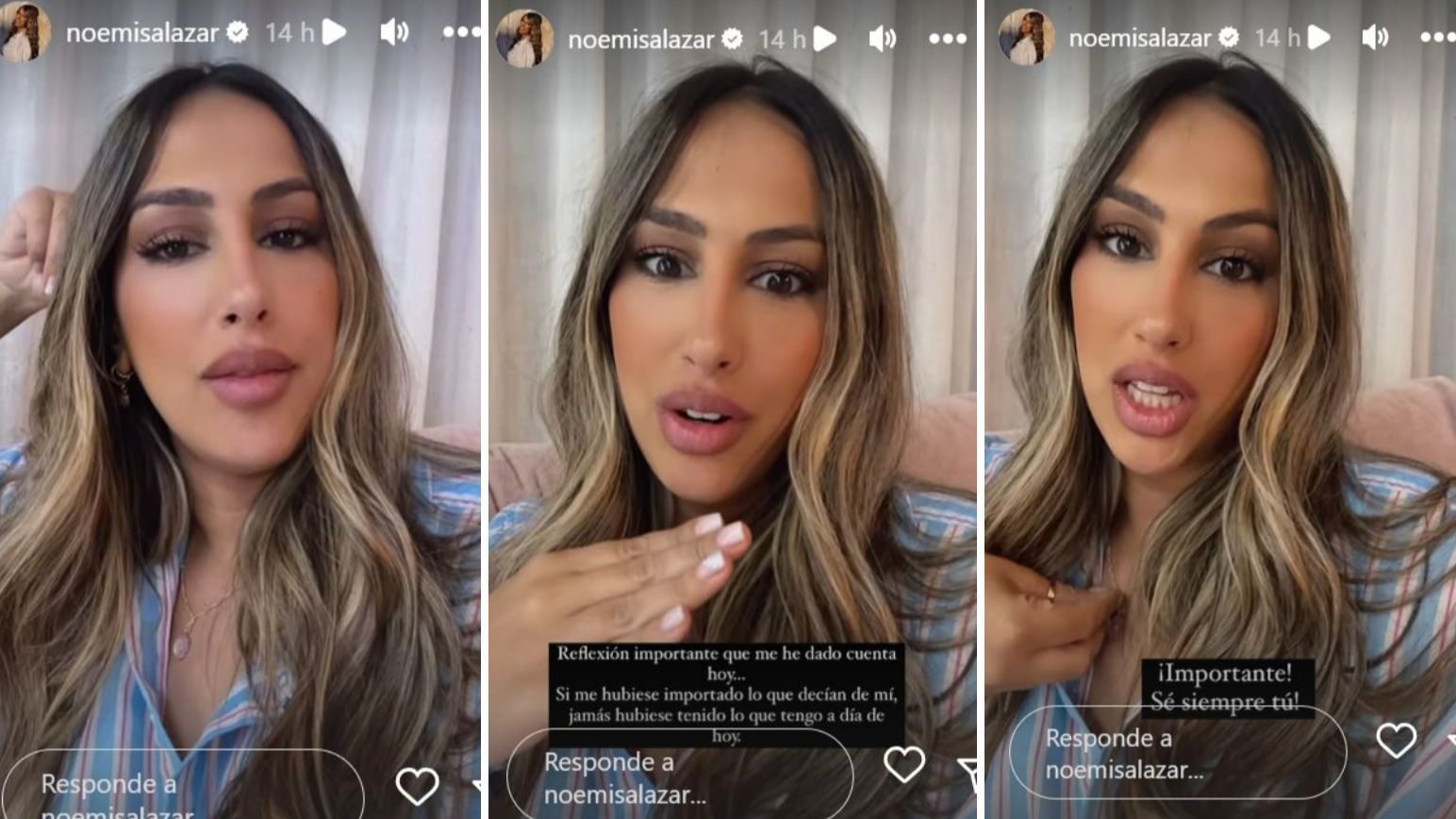 Noemí reflexiona de su pasado y recuerda el mote con el que se dirigían a ella