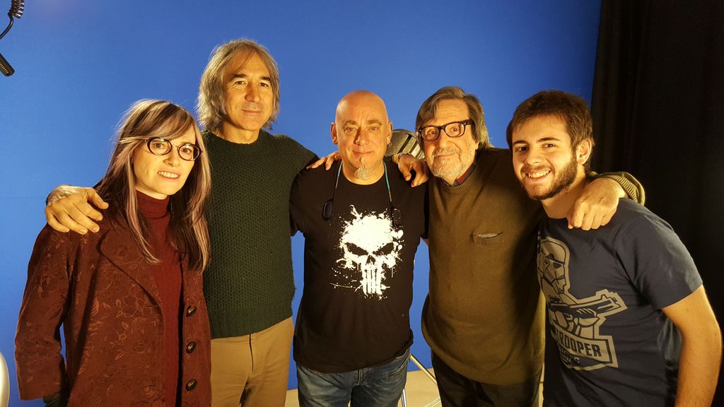 Imagen del rodaje del documental 'Soy rebelde', con participación de Carlos Tena, en noviembre de 2018