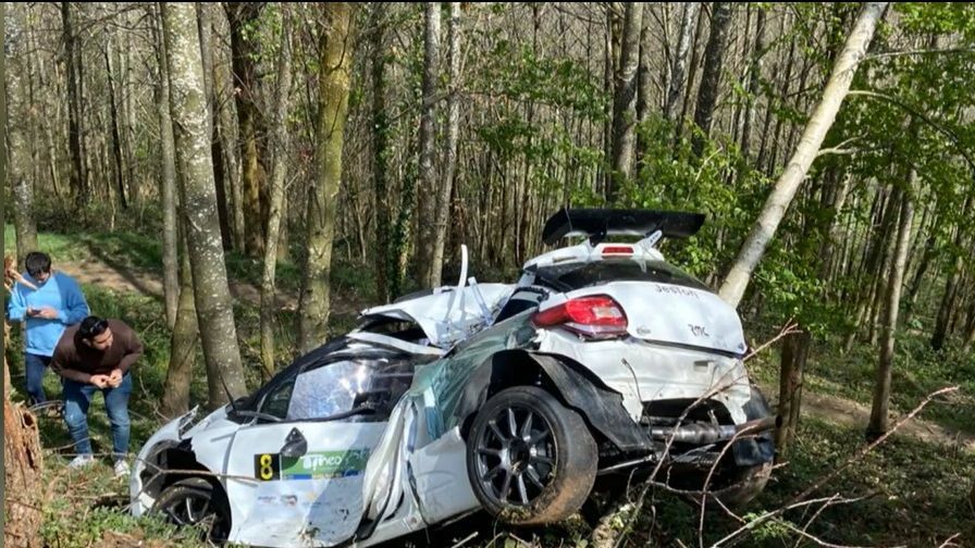 La posible causa del accidente mortal del Rally Villa de Tineo