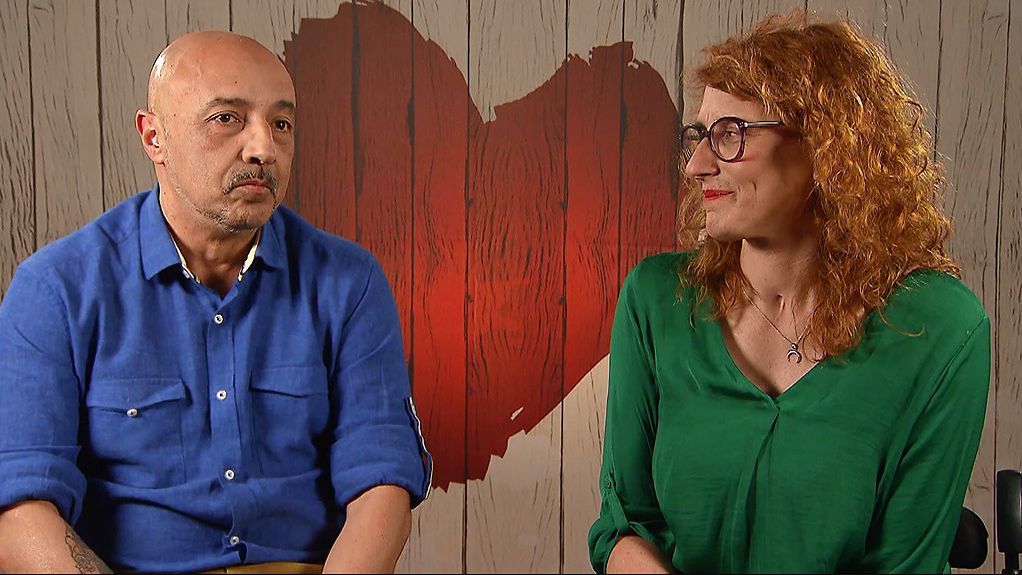 Juan y Carmen durante su cita en 'First Dates'