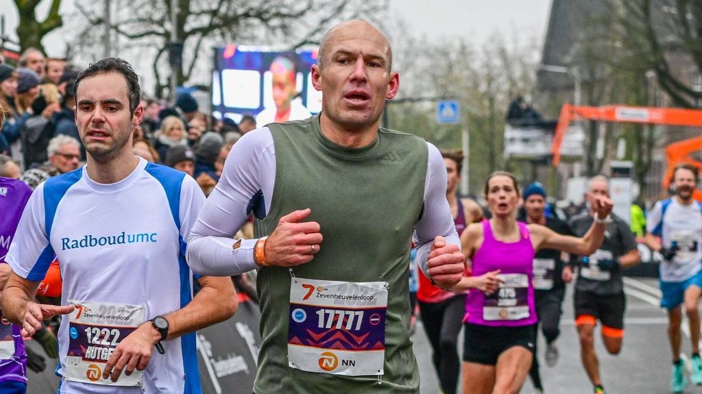 Robben sigue triunfando fuera del fútbol: completa una maratón entera a sus 39 años