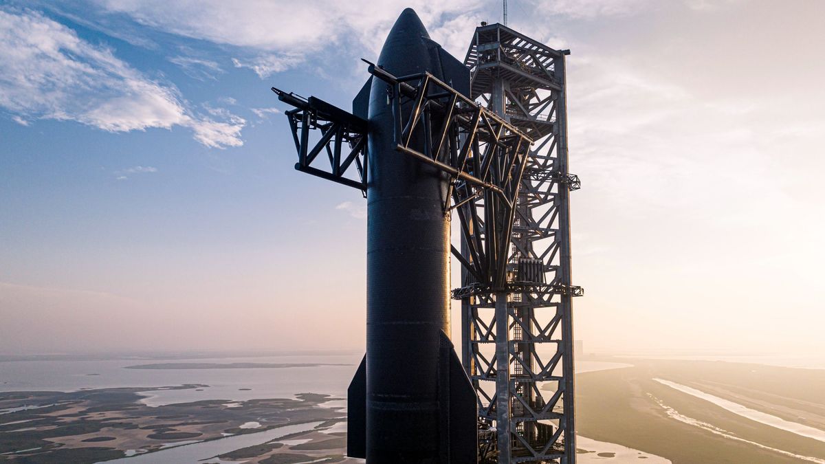 SpaceX prepara el primer vuelo orbital de su Starship