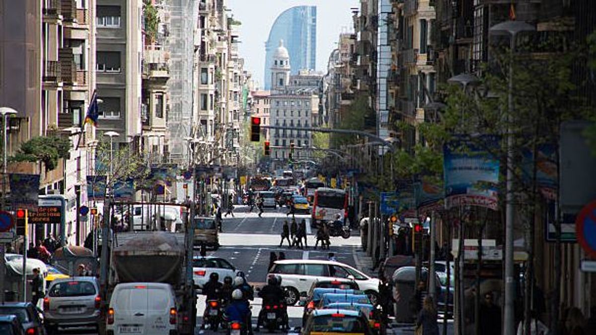 Tráfico de Barcelona.