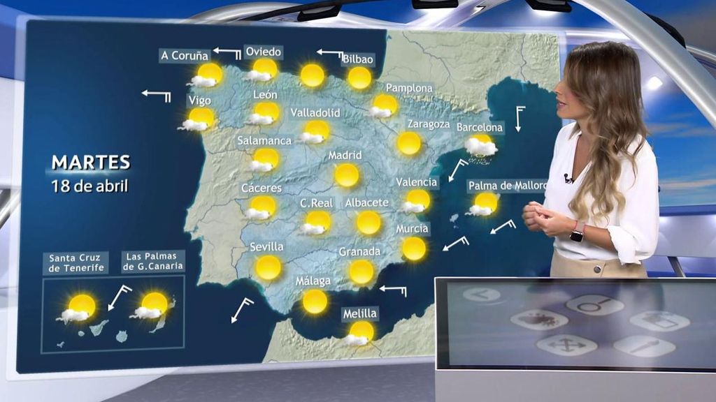 Una masa de aire frío hará que bajen las temperaturas el martes