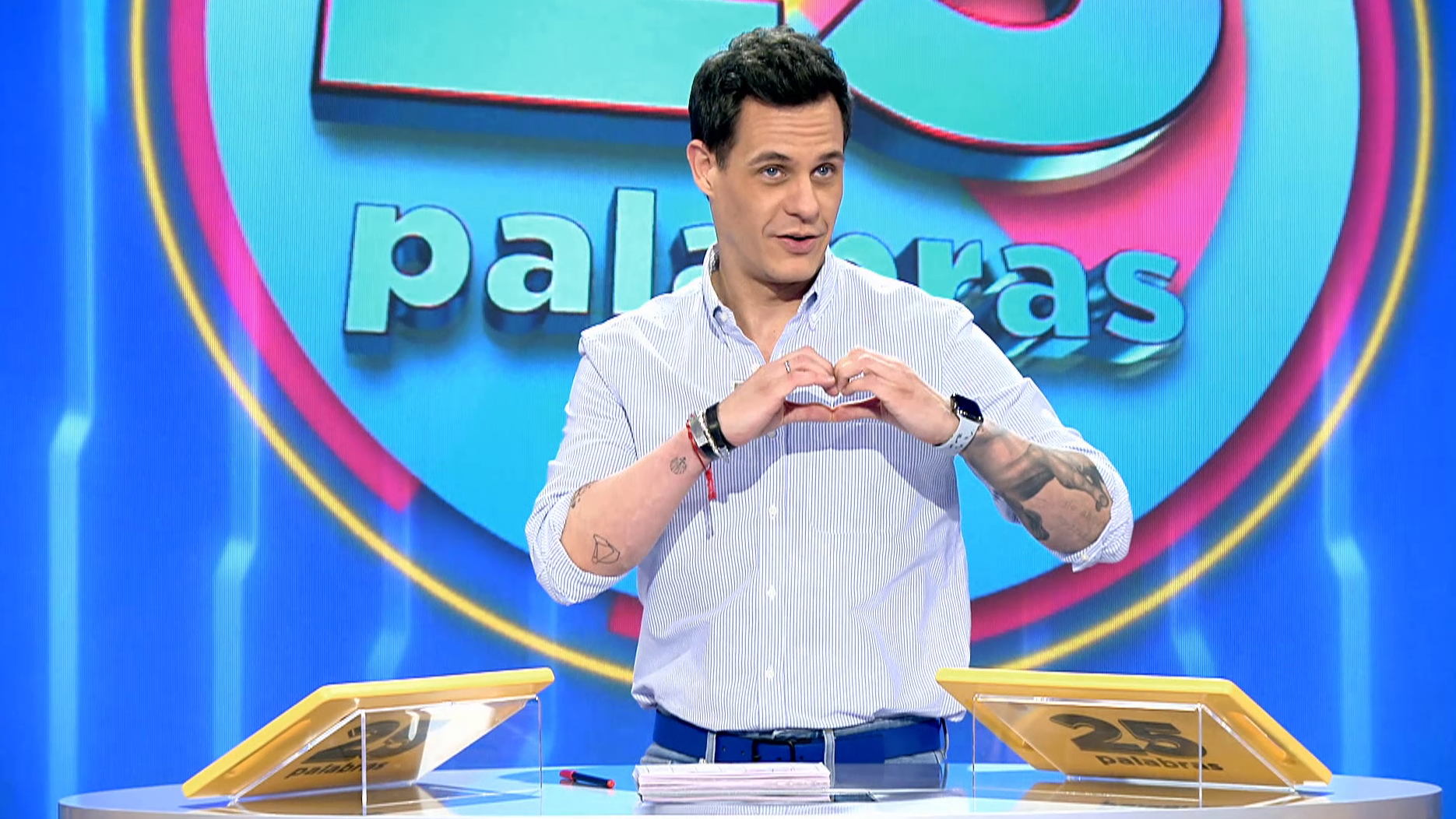 Christian Gálvez, presentador de '25 palabras'