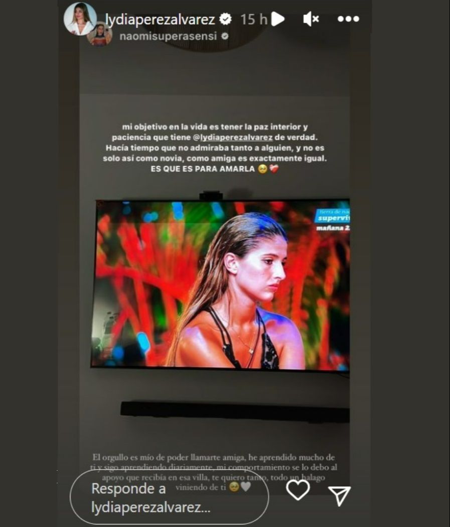 El intercambio de piropos de Naomi Asensi y Lydia Pérez