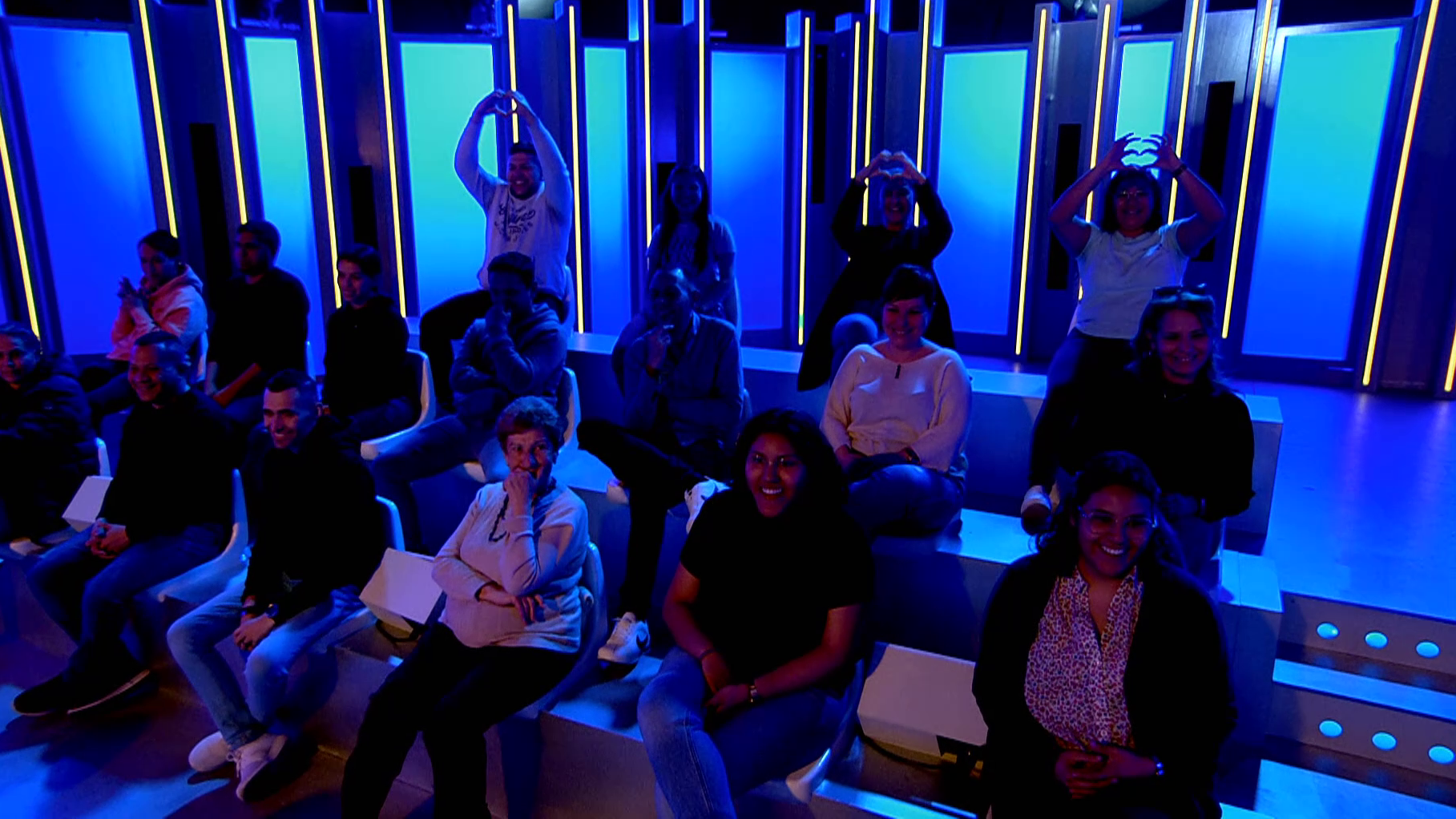 El público de '25 palabras', entusiasmado con Sergio