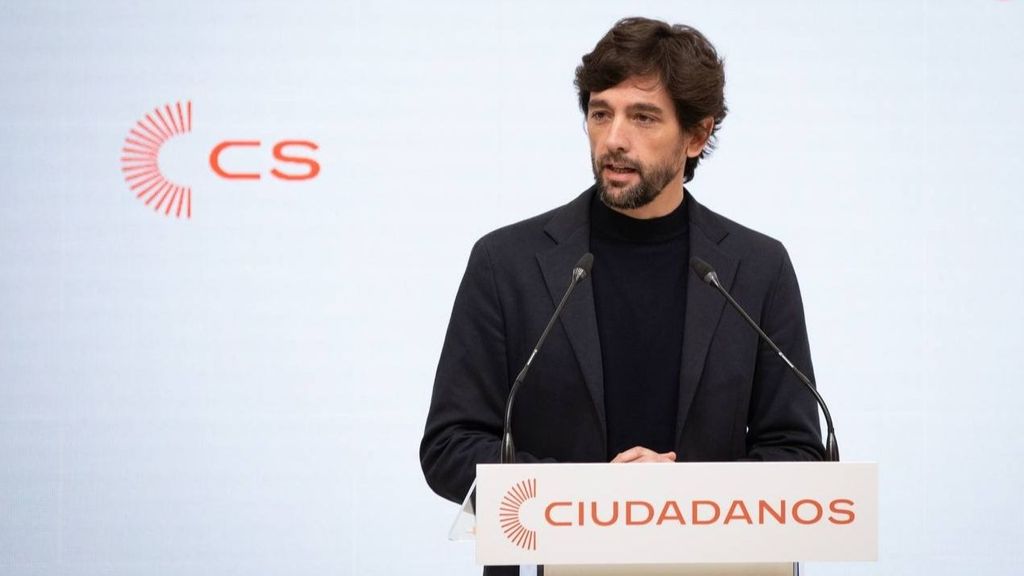 El secretario general de Ciudadanos, Adrián Vázquez