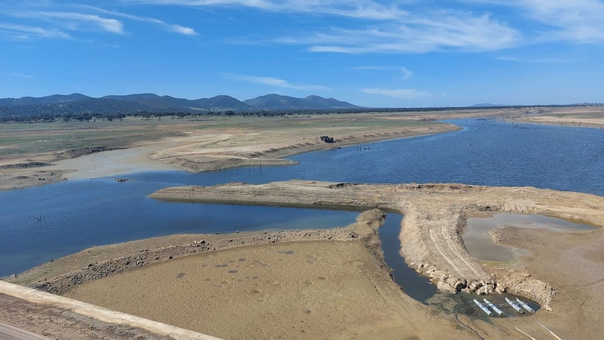 Embalse de Sierra Boyera visto desde la presa, en el Norte de Córdoba, en el pasado mes de marzo. Embalse de Sierra Boyera visto desde la presa, en el Norte de Córdoba, en el pasado mes de marzo.